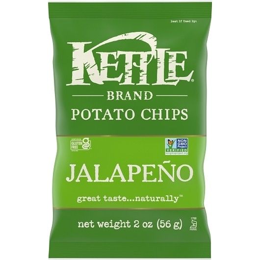 Kettle Brand Potato Chips Jalapeno  2oz 6ct