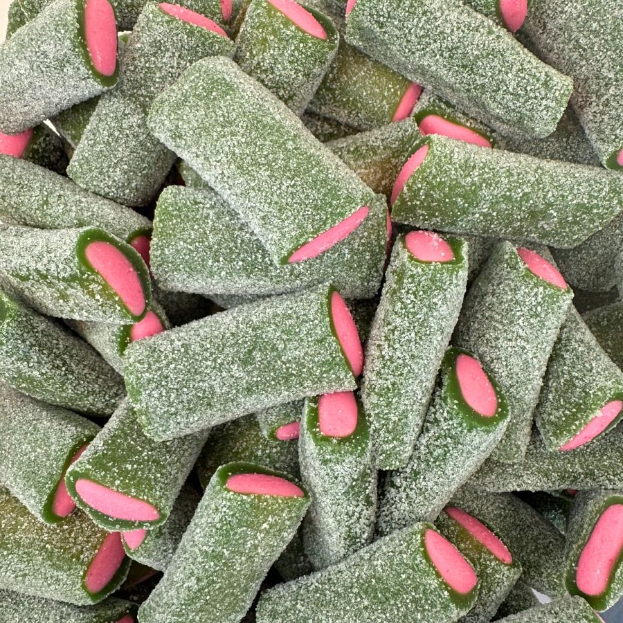 Vidal Swedish Rambo Sour Watermelon Filled Candy 2.2 lb