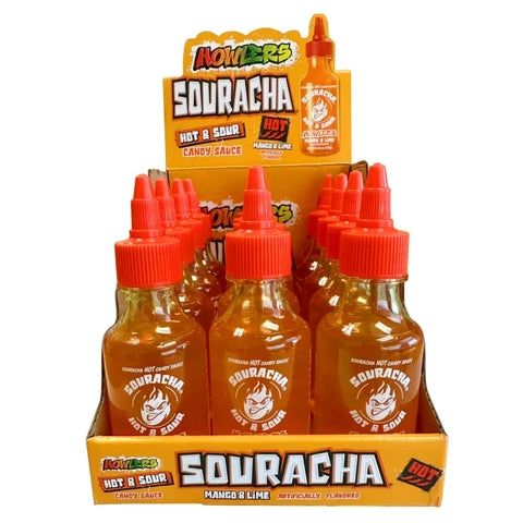 Howlers Souracha Hot & Sour Candy Sauce Gel 4.23 oz 12 ct