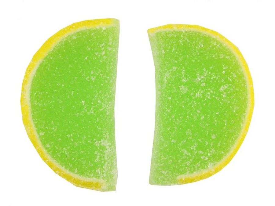 Cavalier Key Lime Fruit Jelly Slice Wrapped 2lb Pizazz