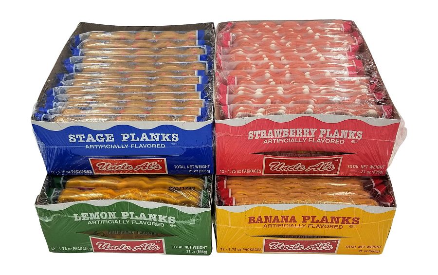 Uncle Als Stage Planks Bulk Variety Pack 4 Flavor