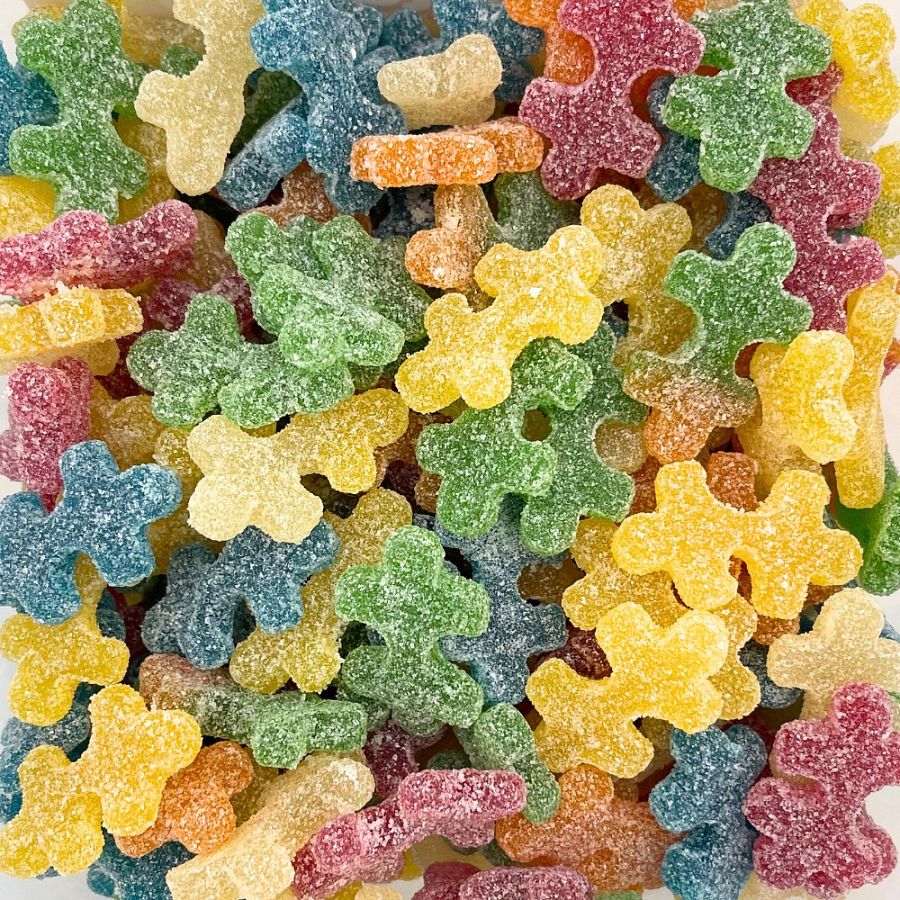 Jellioo Sweden Sour Puzzle Pieces Gummy Candy 2.2 lb