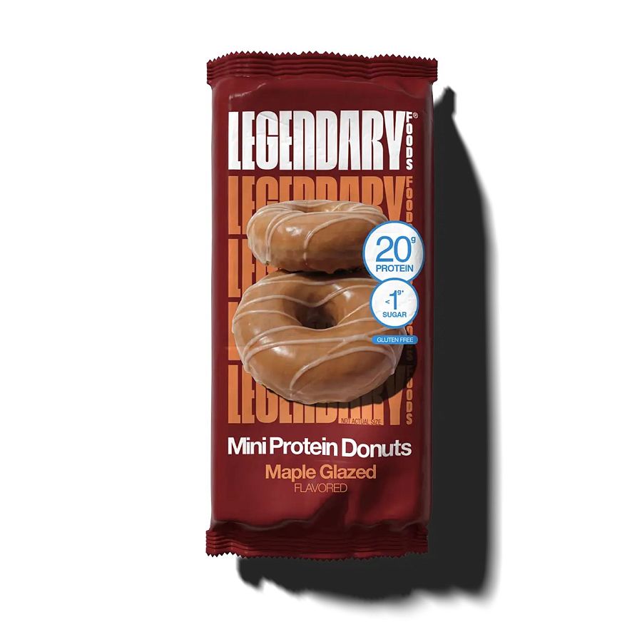 Legendary Protein Donuts Maple Glazed 2.2 oz 12 ct