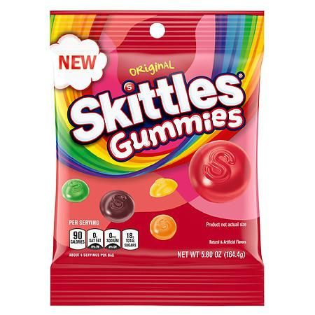 Skittles Original Gummy Candy 12 Count 5.80 Ounce
