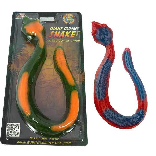 Giant Gummy Snake Assorted Flavors 16oz