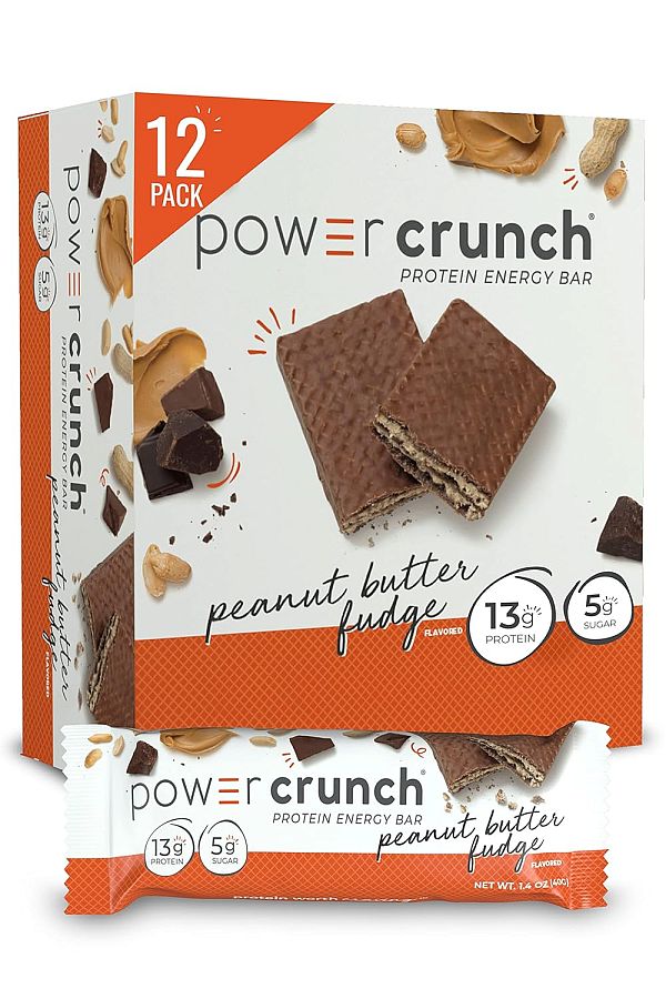 Power Crunch Protein Wafer Bars Peanut Butter Fudge 1.4 oz 12ct