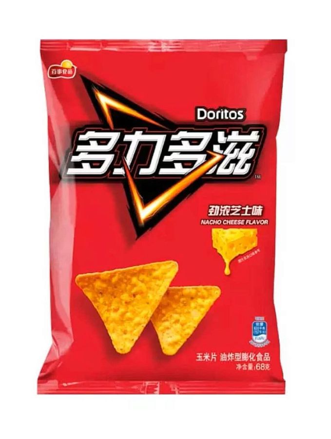 Doritos Taiwan Import Chips Nacho Cheesier Flavor 1.4 oz 12 ct