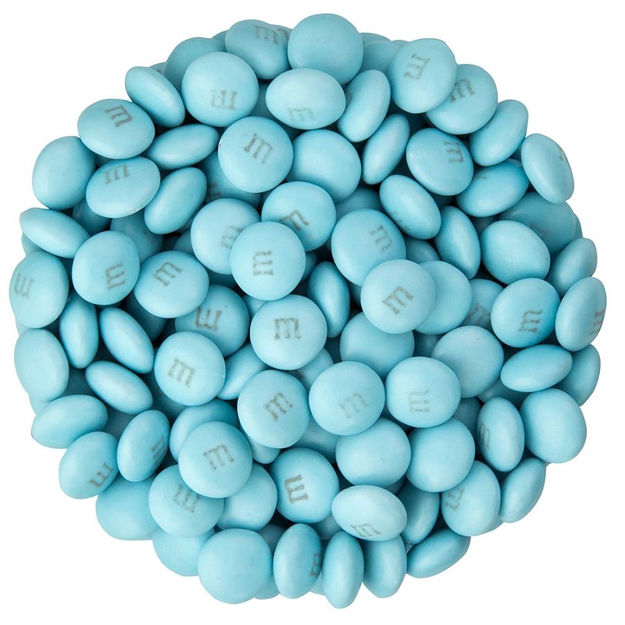 LIGHT BLUE PASTEL M&M Colorworks Chocolate Candy 5lb (1)