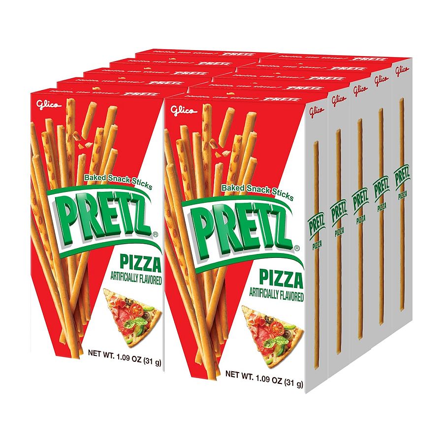 Glico Pretz Biscuit Stick Pizza Flavored Sticks 1.09 oz 10 ct