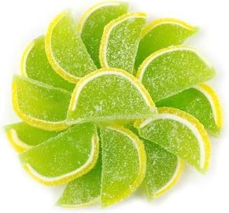 Cavalier Lemon Lime Green Fruit Jelly Slice Wrapped 2lb Pizazz