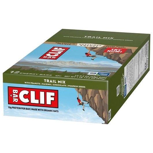 Clif Energy Protein Bar Trail Mix 2.40 oz 12 ct Tray