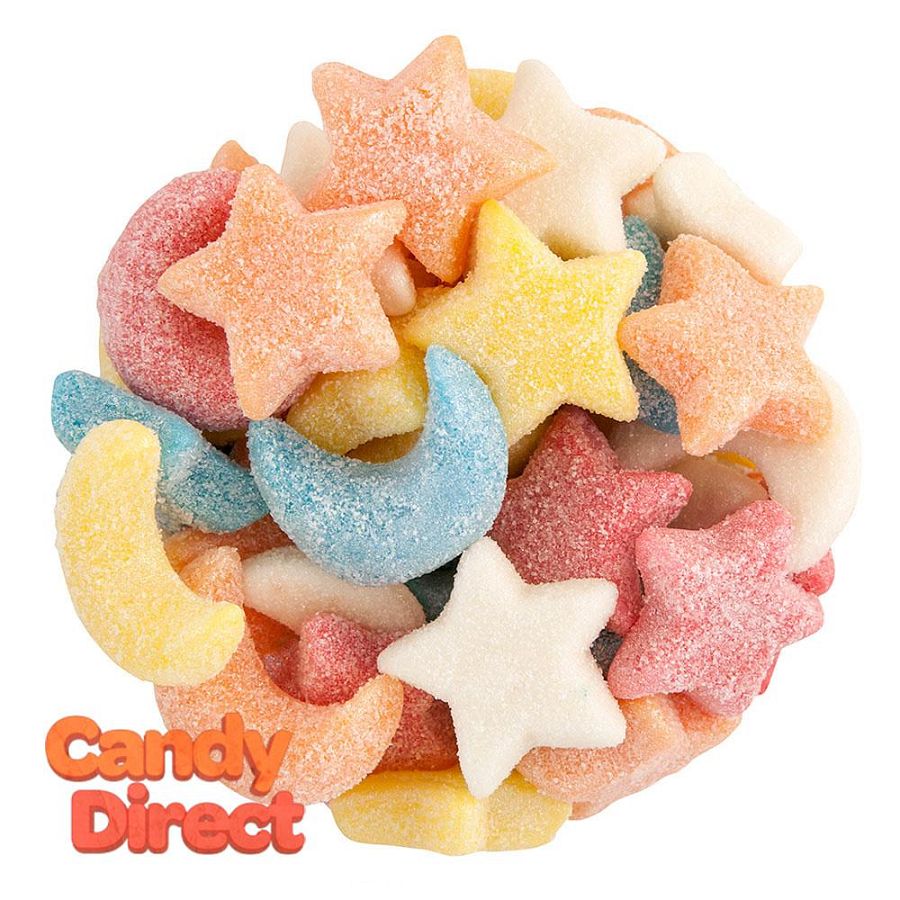 Clever 6.6Lb Gummy Glitter Sour Stars Moons Bulk
