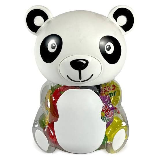 Josh Bosh Juicy Chew Jelly Cup Filled PANDA Bear Jar 26oz
