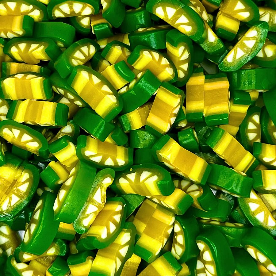 Vidal Swedish Lemon Lime Soft Licorice Slices 2.2 lb