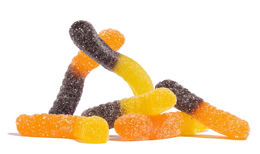 Albanese Sour MIni Fall Halloween Gummy Worms 4.5 lb
