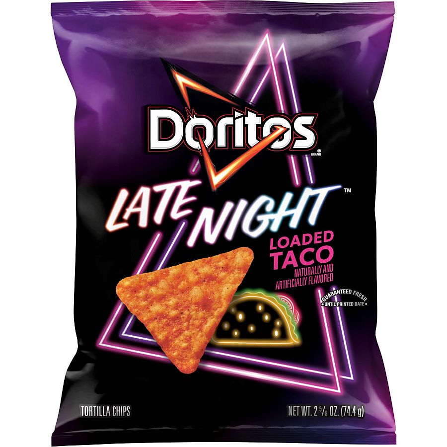 Doritos Late Night Loaded Tortilla Chips 2.5 oz 24 ct XVL
