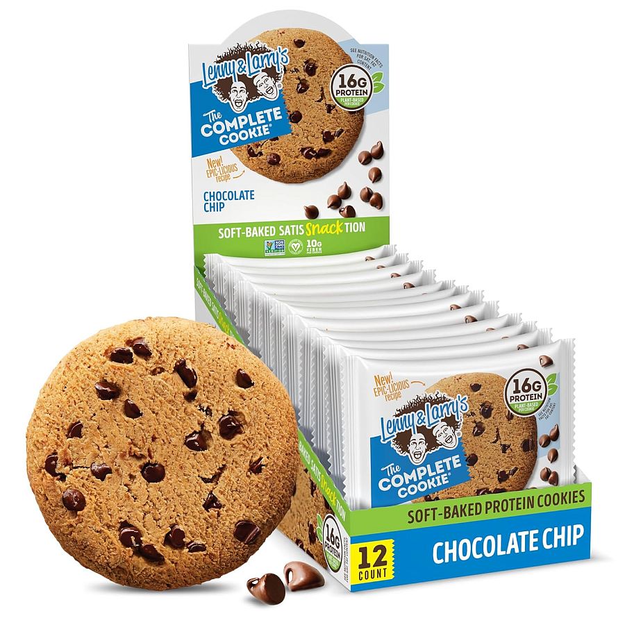 Lenny & Larry's Protein Cookie Chocolate Chip 4oz 12ct Tray