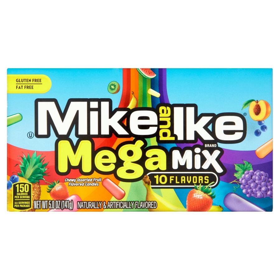 Mike and Ike Mega Mix 4.25 ounce 12 count theater box
