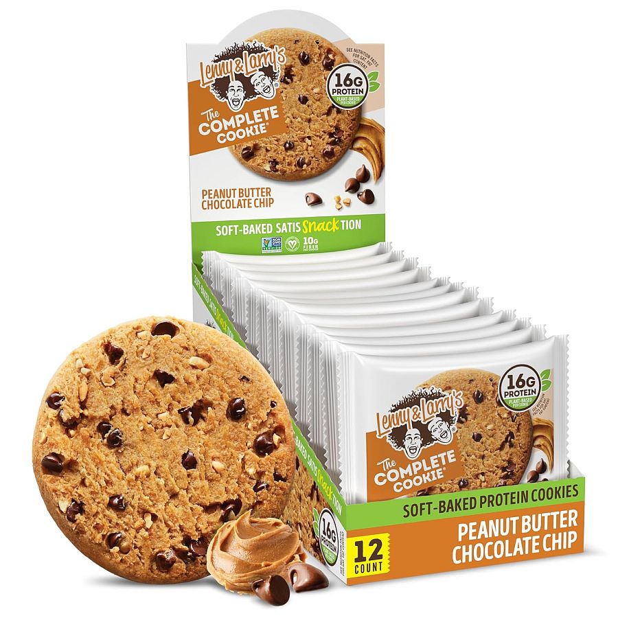 Lenny & Larry's Protein Cookie  Peanut Butter Chocolate 4oz 12ct Tray