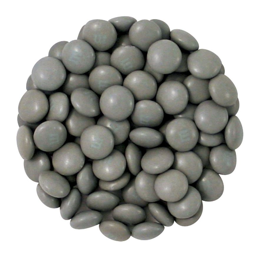 SILVER M&M Colorworks Chocolate Candy 5lb