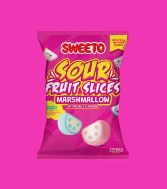 Sweeto Sour Fruit Slice Marshmallows 3 oz 12 ct