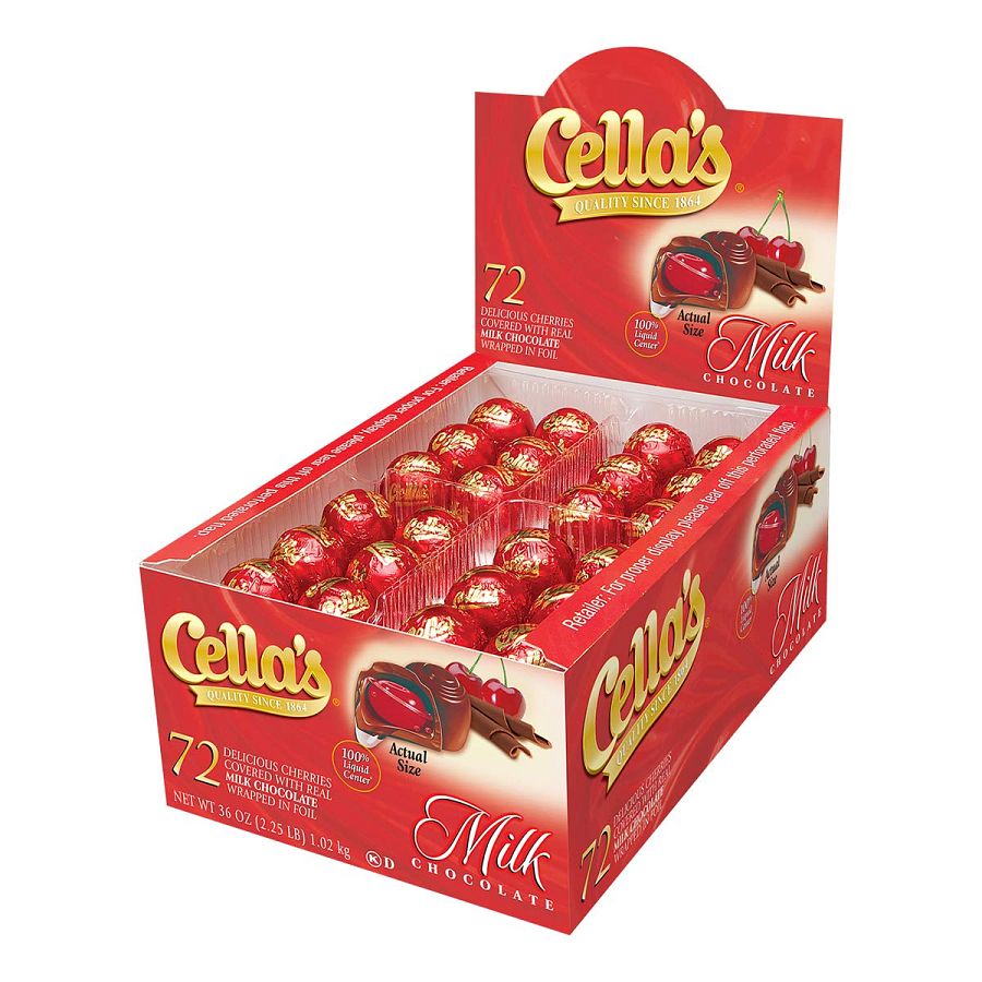 Cellas Milk Chocolate 72 Cherries
