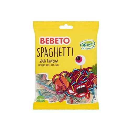 Bebeto Import Sour Spaghetti Gummy Strings 2.8 oz 12 ct