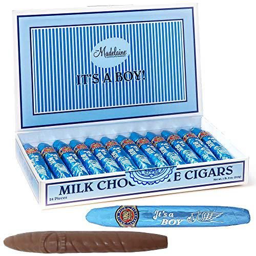Madelaine Chocolate It's A Boy Milk Chocolate Cigars, Box of 24