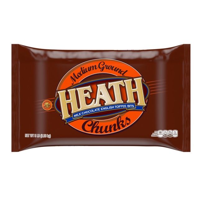 HEATH English Toffee Chunks Topping Medium Ground 5lb