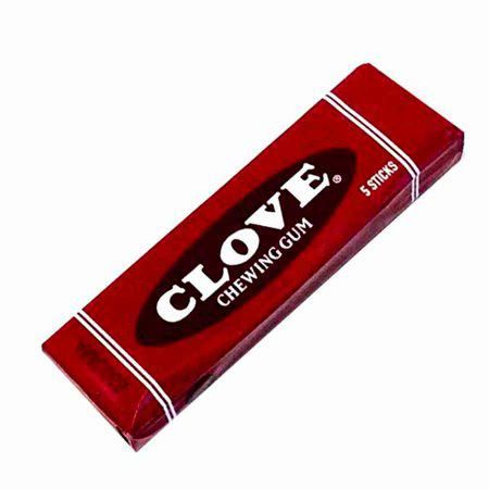 Clove Chewing Gum Sticks 20 Count 5 Sticks Each Tray