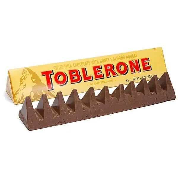Toblerone GIANT Milk Chocolate Nougat Almond Bar 12.6 oz