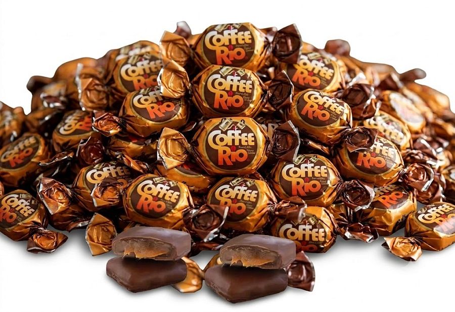 Coffee Rio Chocolate Coffee Caramels Individually Wrapped 2lb