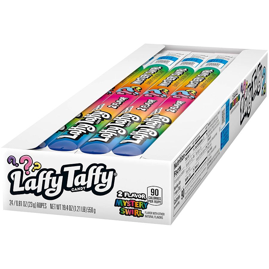 Laffy Taffy Mystery Swirl Ropes 24 count
