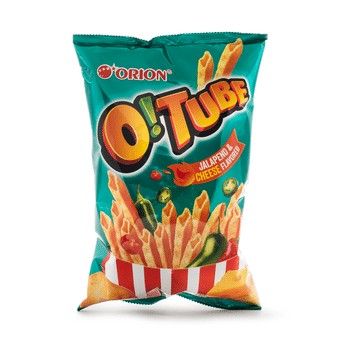 Orion Korea O Tube Potato Chips Jalapeno Cheese 4.06 oz 6 Huge Bags