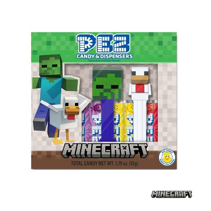 Minecraft Chicken Jockey Creeper Gift Set  1.74 oz