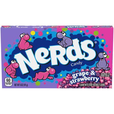 Nerds 5 Oz Grape Strawberry Theater Box