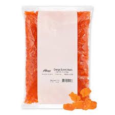 Albanese Orange Gummi Bears 5 Pound Bag Bulk