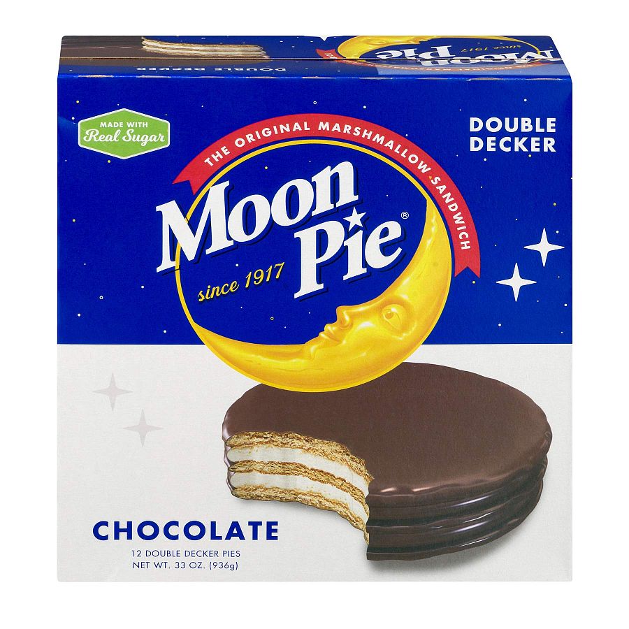 Moon Pie 12 Ct 2.75 Oz Double Decker Chocolate Tray