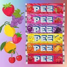 Pez Assorted Bulk Fruit Rolls 5 pound bag
