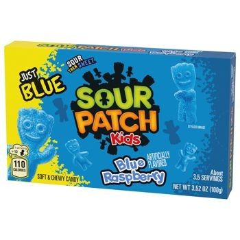Sour Patch Kids Theater Box Blue Raspberry 3.52 oz 12ct