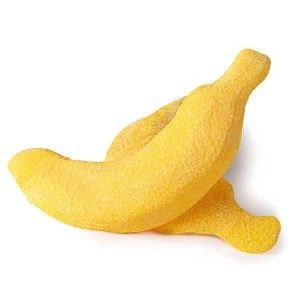 Clever 6.6 Lb Extra Large Banana Gummy Bulk 3"