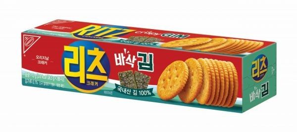 Ritz Korea Import Crackers Onion Flavor 2.57 oz Box 6 Pack