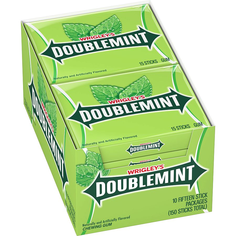 Wrigley's Doublemint 10 Count 15 Piece Stick