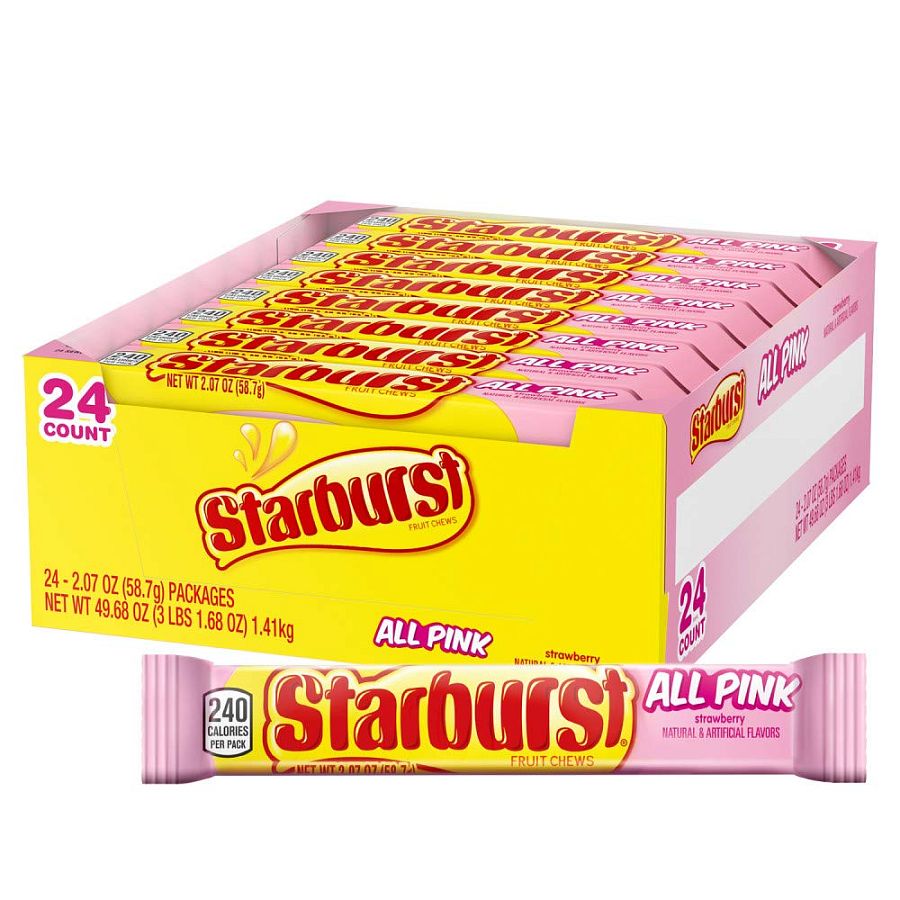 Starburst 24 Ct 2.07 Oz All Pink Tray