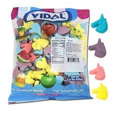 Vidal Gummi Unicorns 2.2 Lb Bag Bulk