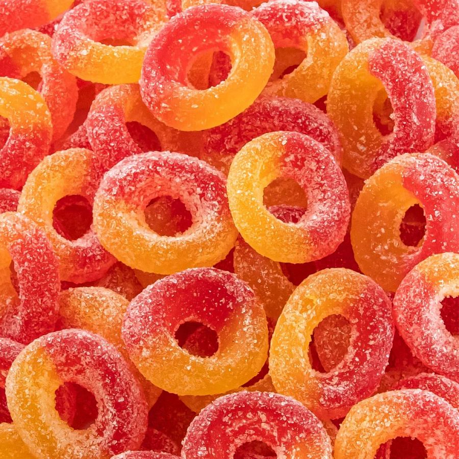 Sour Mango Chili Rings  Gummy Candy 5 lb