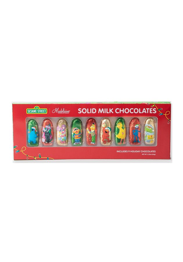 Madelaine Sesame Street Christmas Milk Chocolate Gift Box 2.5oz 6 Pack