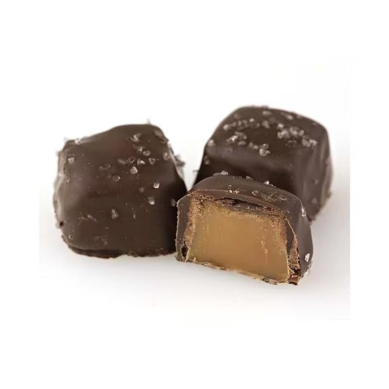 Asher's Sugar Free Dark Chocolate Vanilla Caramel Sea Salt 6 lb