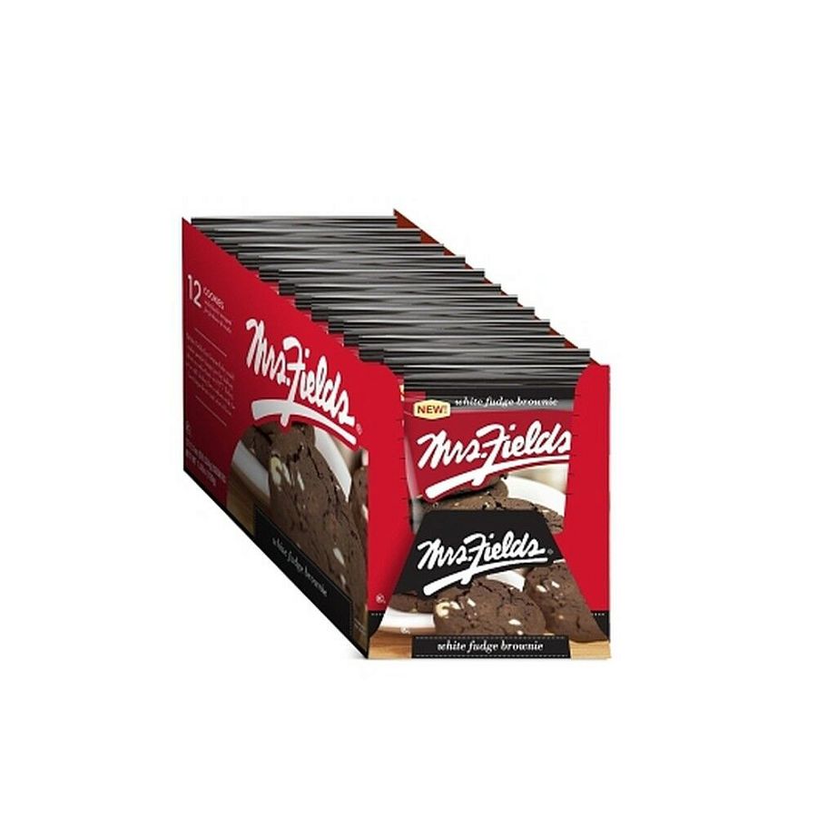 Ms Fields White Fudge Brownie Cookies 2.1 oz 12 ct
