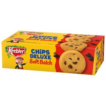 Keebler Original Soft Batch Cookies 12 Count 2.2 Ounce Bags Tray